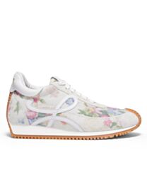 Loewe Unisex Flow Runner in brushed suede Cream