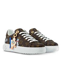 Louis Vuitton Women's Time Out Sneakers 1AIVI9 Brown