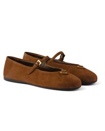 Prada Women's Suede Ballerinas