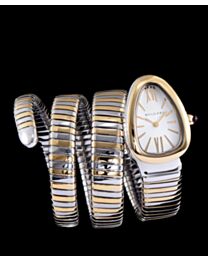 Bvlgari stainless steel automatic watch for women White