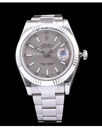 Rolex Datejust Watches with luminous hour markers Silver