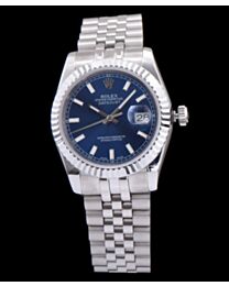 Rolex Men s Stainless Steel Datejust Watches Blue