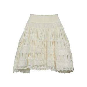 Alaia Crinoline Miniskirt Cream