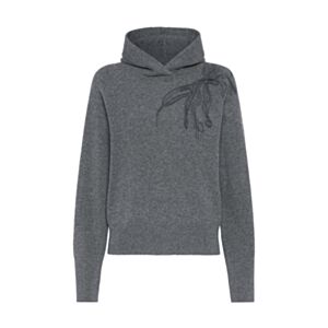Brunello Cucinelli Cashmere Hoodie Gray