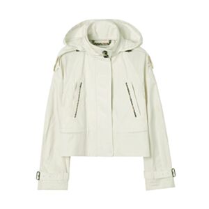 Burberry Women's Ladymoor Short Lightweight Cotton Jacket Cream