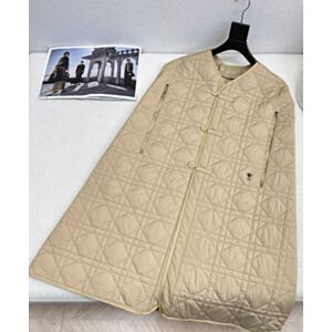 Christian Dior Women's Diamond-Quilted Cape Vest