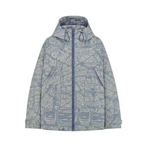 Christian Dior Waterproof Hooded Jacket Blue