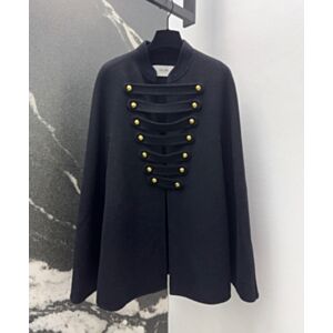 Celine Women's Cape-Style Coat Black