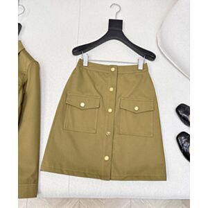 Celine Twill Skirt Apricot