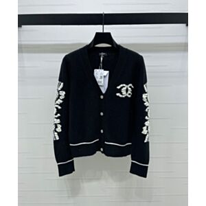 Chloe Women's Snowflake Embroidered Wool Blend Cardigan