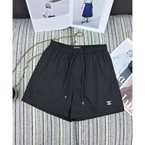 Chanel Women's Drawstring Elastic-Waist Shorts Black