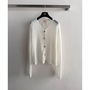 Chanel Women's Knitted Cardigan Cream