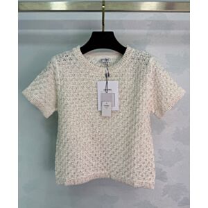 Chanel Women's Knitted Top Cream