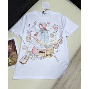 Chanel Women's Illustrated T-shirt White
