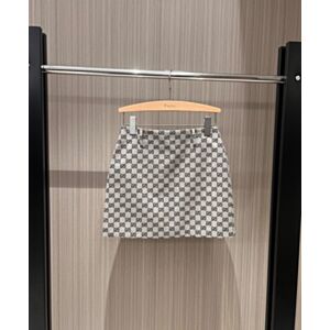 Gucci Cotton-Blend Jacquard Canvas Mini Skirt Apricot