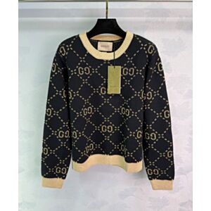 Gucci Gucci Women's Sweater With Round Black