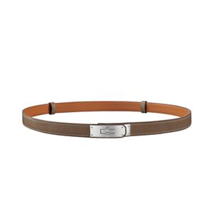 Hermes Women's Kelly belt Gray