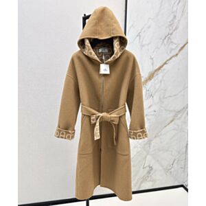 Hermes Lapel Zip-Up Sheepskin Jacket