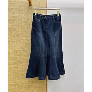 Loewe Women's Marina Rinaldi Denim Skirts Blue