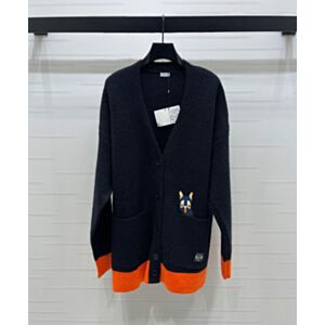 Loewe Women's X Louis Wain Mohair Blend Cardigan Black