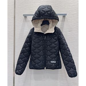 Louis Vuitton Women's LV Ski Monogram Flower Quilted Jacke Black
