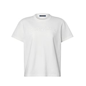 Louis Vuitton Women's Signature Embroidery T-Shirt White