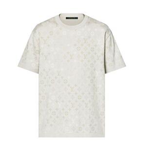 Louis Vuitton Women's Monogram Short-Sleeved Crewneck Cream