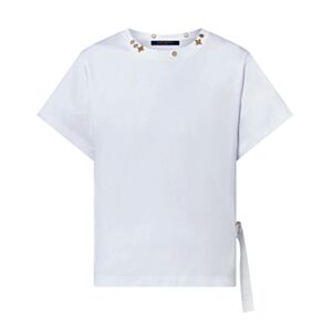 Louis Vuitton Women's Side Strap T-Shirt White