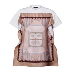 Louis Vuitton Women's Trunk Scarf Front T-Shirt White
