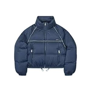 Miumiu Women's Technical Ponge Down Jacket Dark Blue