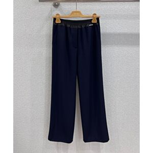 Miu Miu Traight-Leg Trousers Dark Blue