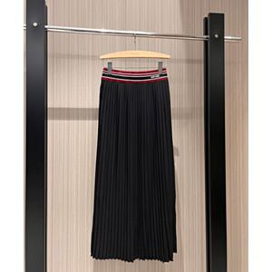 Miu Miu Women's Wool Gabardine Skinny Pencil Skirt Black