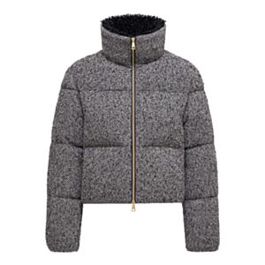 Moncler Women's Brezesse Short Down Jacket Gray