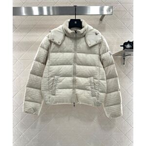 Moncler Women's Hooded Down Jacket Cream