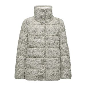 Moncler Women's Cochelle Women's Tweed Short Down Jacket Cream
