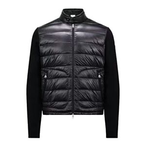 Moncle Men's Quilted Cotton Zip-Up Cardigan