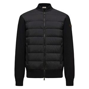 Moncle Men's Quilted Cotton Zip-Up Cardigan