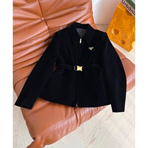 Prada Women's Velvet Jacket Black