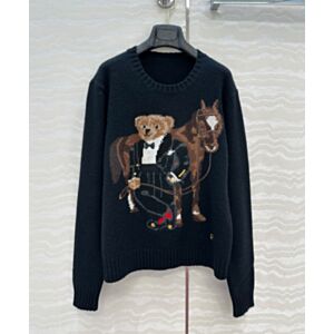 Ralph Lauren Women's Polo Bear Wool Sweater