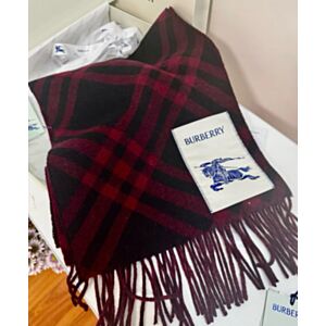 Burberry Plaid Cashmere Scarf