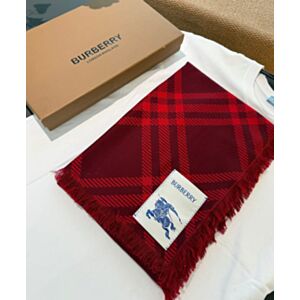Burberry Wide Plaid Wool-Blend Scarf