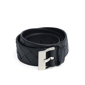 Bottega Veneta 35mm Watch Buckle Belt Black