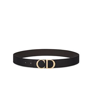 Christian Dior Reversible Belt Strap Black
