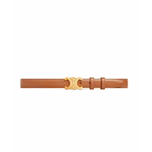 Celine Medium 25mm Triomphe Belt In Taurillon Leather
