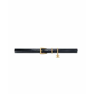 Celine Elegant Charm 18mm Leather Belt Black