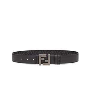 Fendi Leather Belt Black