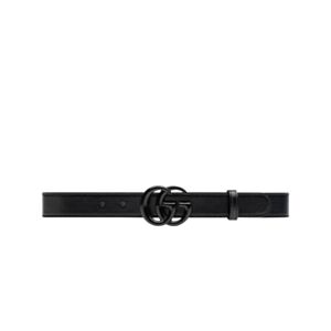 Gucci GG Marmont Thin Belt Black
