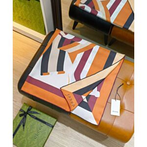 Gucci Twill Silk Scarf