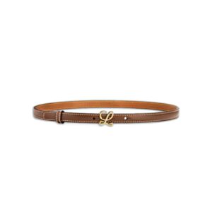 Loewe Belt In Smooth Calfskin Coffee