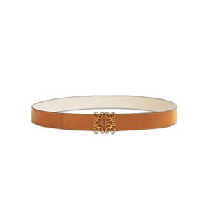Loewe Reversible Anagram Belt In Smooth Calfskin